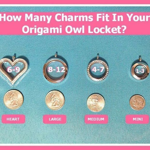 Mini Silver Classic Living Locket with Crystals - Picture 5 of 5